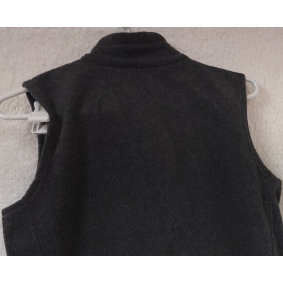 Columbia Mens Large Dark Gray Full Zip Fleece Sleeveless Outdoor Hiking Vest - Picture 7 of 10